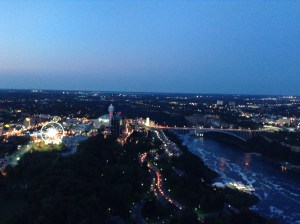 My view from the Skylon Tower, Toronto.